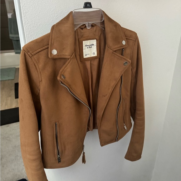 Abercrombies & Fitch Faux Suede Moto Jacket - Picture 5 of 5